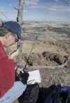 Bob VHF portable Mt_Herman.jpg (57219 bytes)