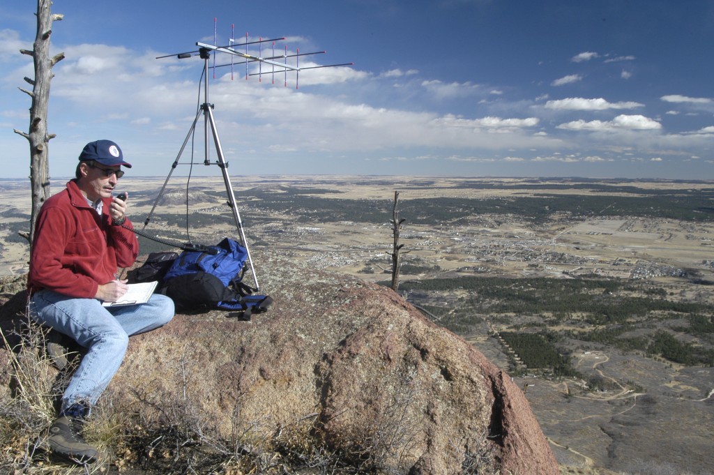 K0NR Operating VHF on Mt Herman