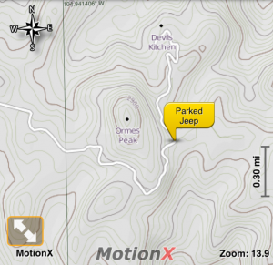 ormes-peak-map